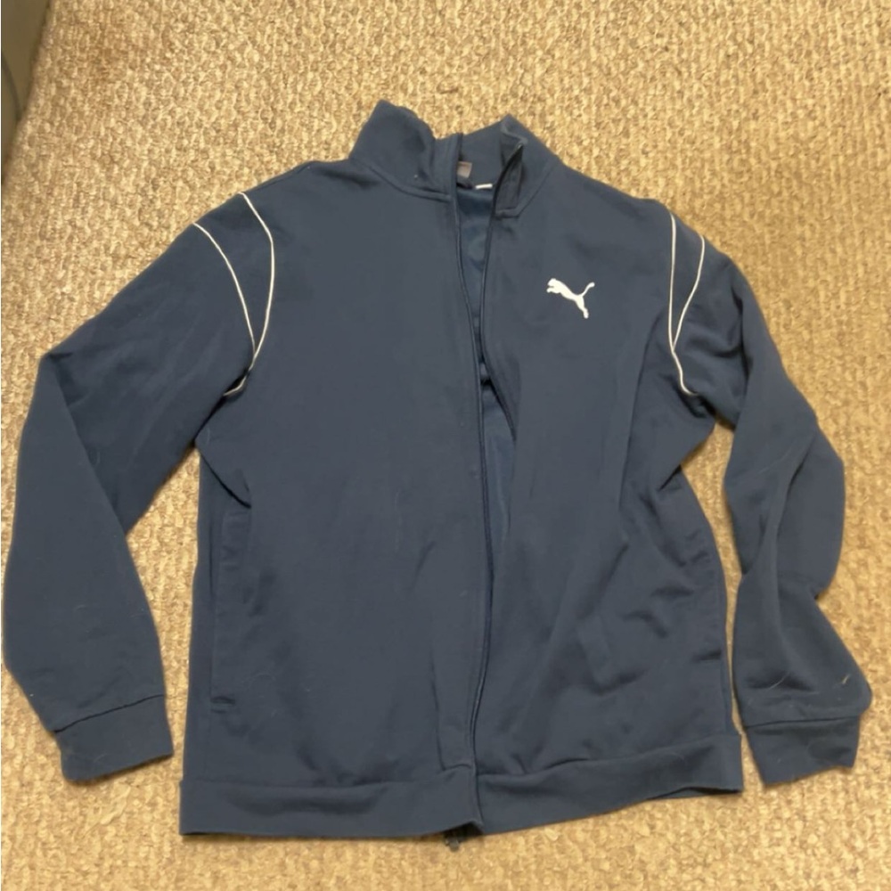 Puma Men's Navy Track Jacket